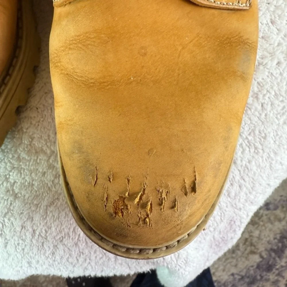 Timberland‎ Size 11.5 M Wheat Nubuck Leather Casual Oxford Boots 59006 Work